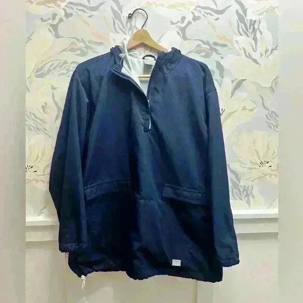 Nike Men’s Quarter-Zip Lightweight Navy Blue Jacket, Size M, Runs Large